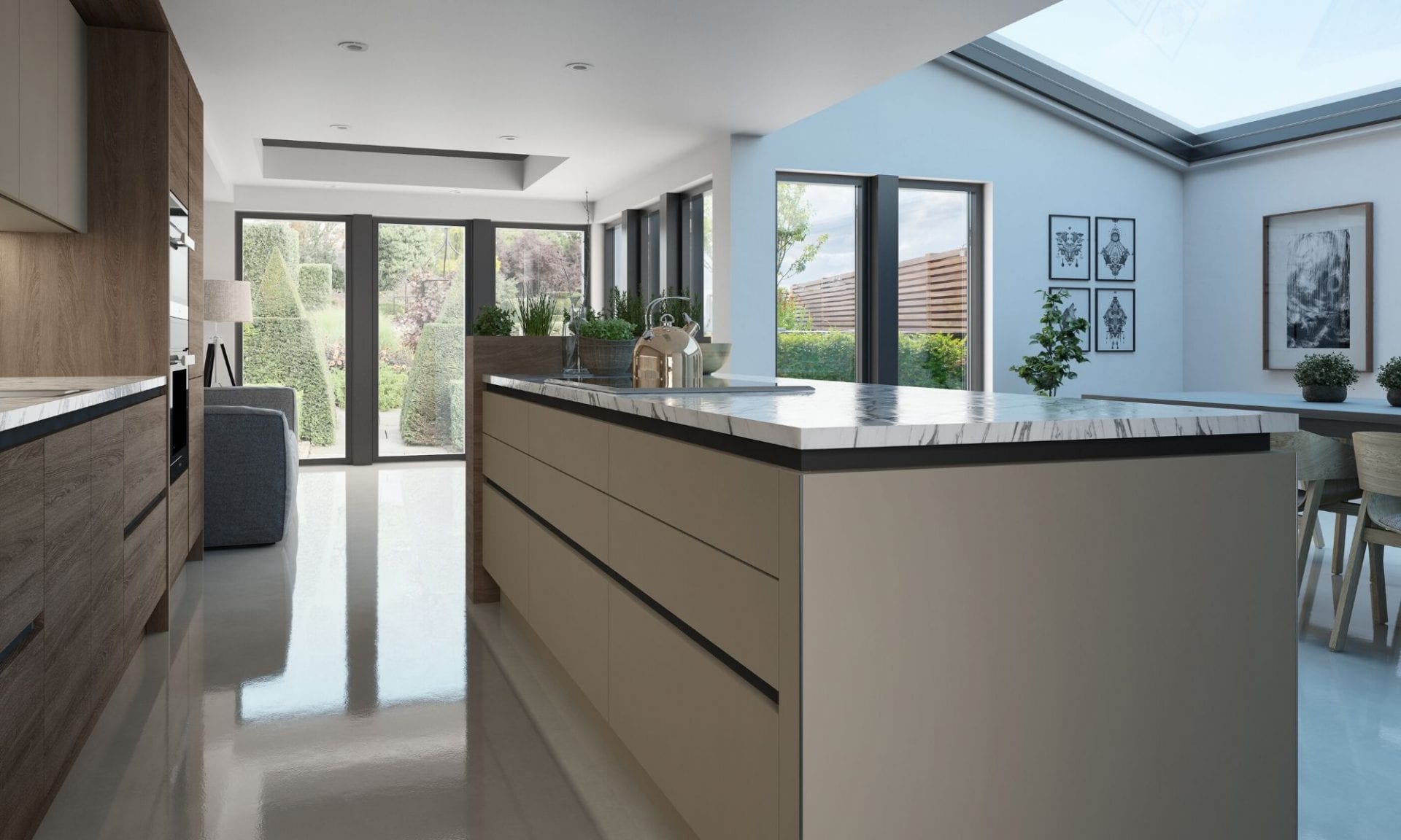 Handleless Kitchens | Kitchens In Sussex | HKS Interiors
