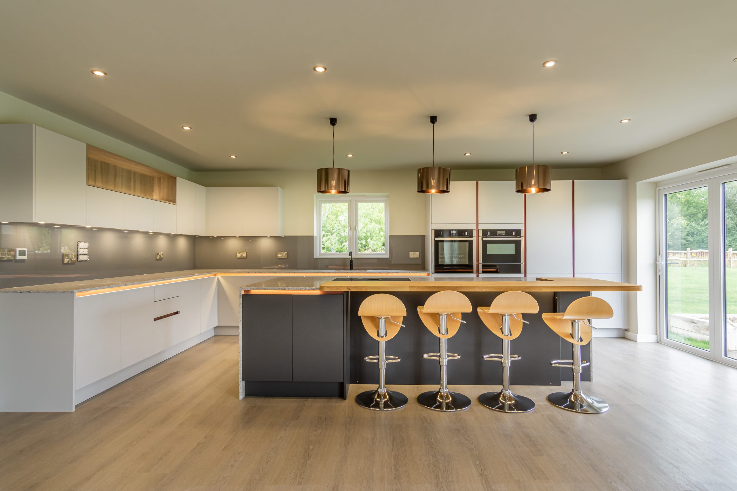 Modern Kitchen With Wooden Finish